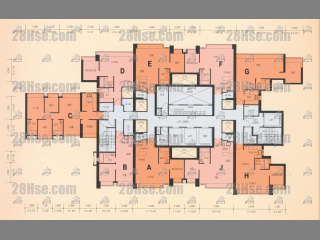 西爵軒 (B1) 6-39樓 平面圖