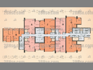 東爵軒 (A1) 7-29樓 平面圖