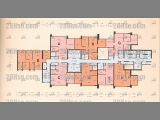 東爵軒 (A1) 56-58樓 平面圖