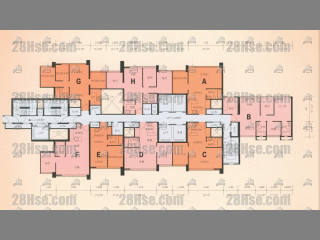 南爵軒 (A2) 56-58樓 平面圖