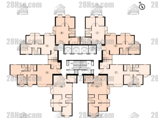 海豐閣 (12座) 1-40樓 平面圖