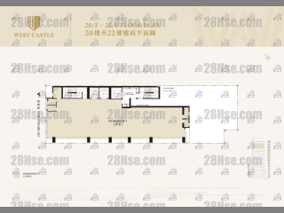  West Castle 20-22楼 平面图