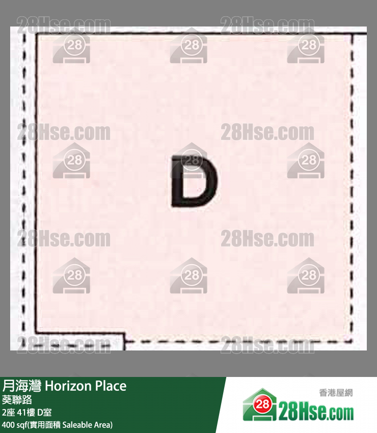 月海灣 2座41樓 D室 平面圖