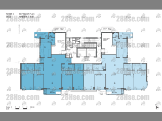 One Toscana Block 3 16/f FloorPlan