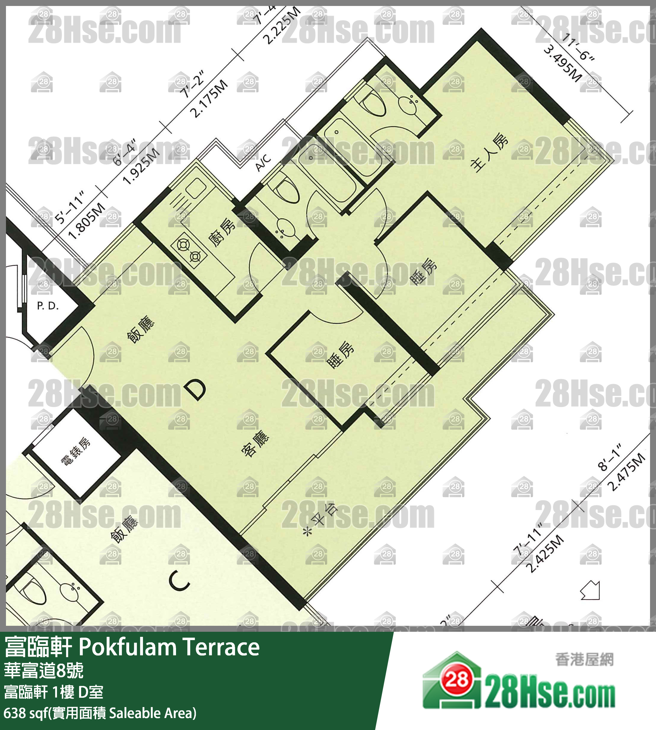 富临轩 富临轩1楼 D室 平面图