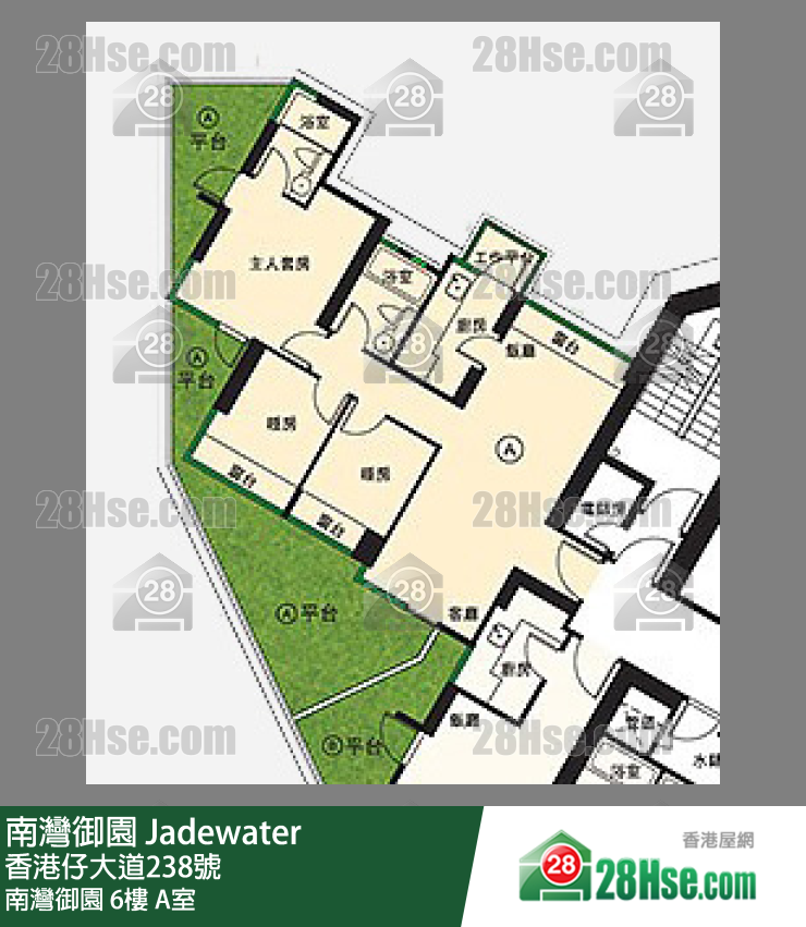 Jadewater, Flat A, 6/F, Jadewater FloorPlan