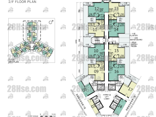 Block 1 2/f FloorPlan