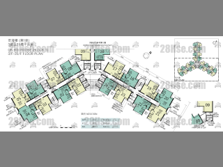 Block 1 3/f To 35/f FloorPlan