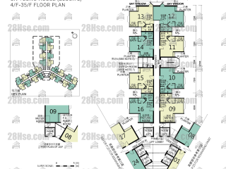 Block 2 4/f To 35/f FloorPlan