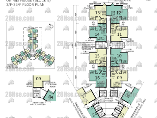 Block 8 3/f To 35/f FloorPlan