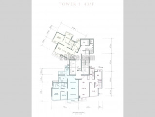 Residence Bel-Air Phase 1 TOWER 1 42/F - 43/F Floorplan 2