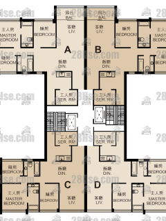 Block 1 1/f To 12/f FloorPlan