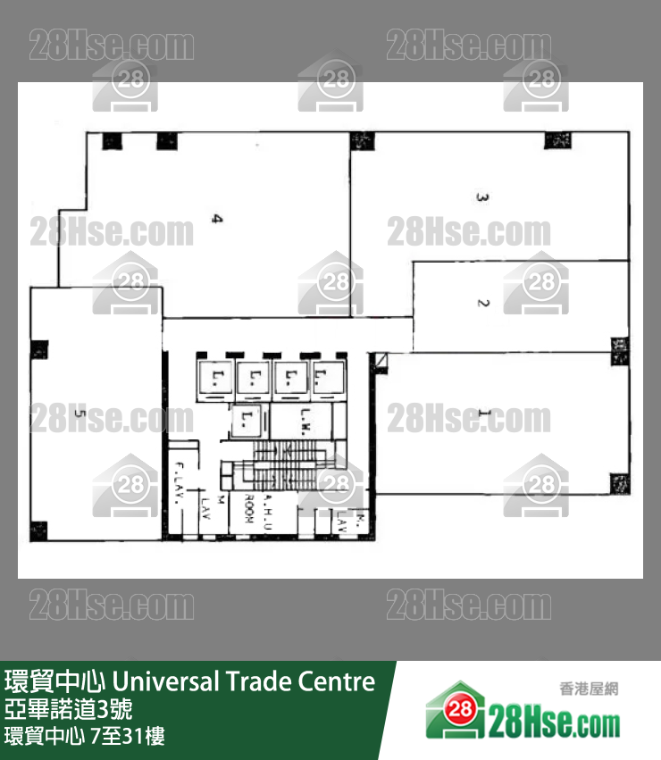 Universal Trade Centre 7-31/f FloorPlan