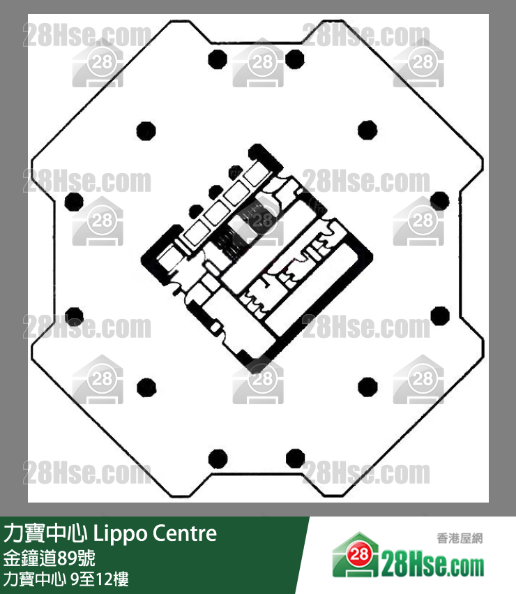 LIPPO CENTRE TOWER TWO Lippo Centre 9-12/f FloorPlan LIPPO CENTRE TOWER TWO Lippo Centre 9-12/f FloorPlan