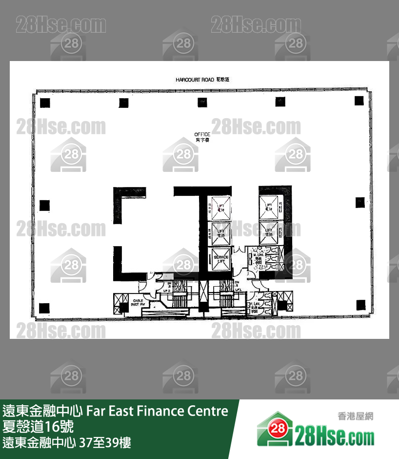 遠東金融中心 37-39樓 平面圖 遠東金融中心 37-39樓 平面圖