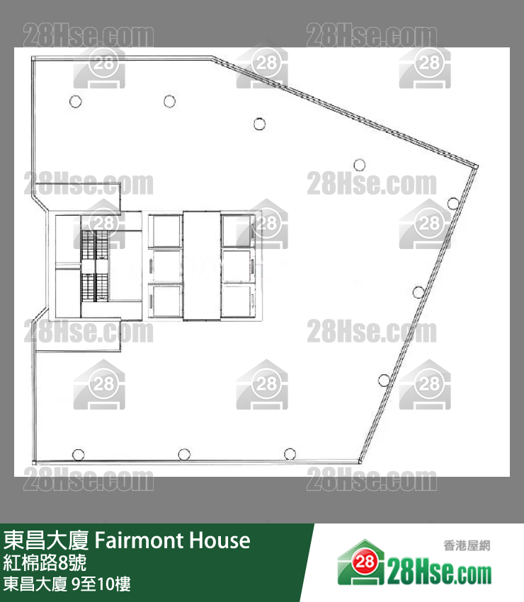 東昌大廈 9-10樓 平面圖 東昌大廈 9-10樓 平面圖