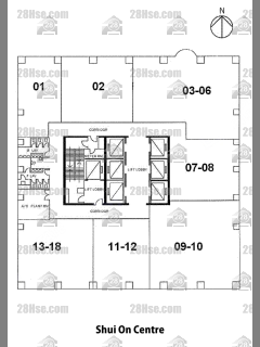 Shui On Centre Typical FloorPlan