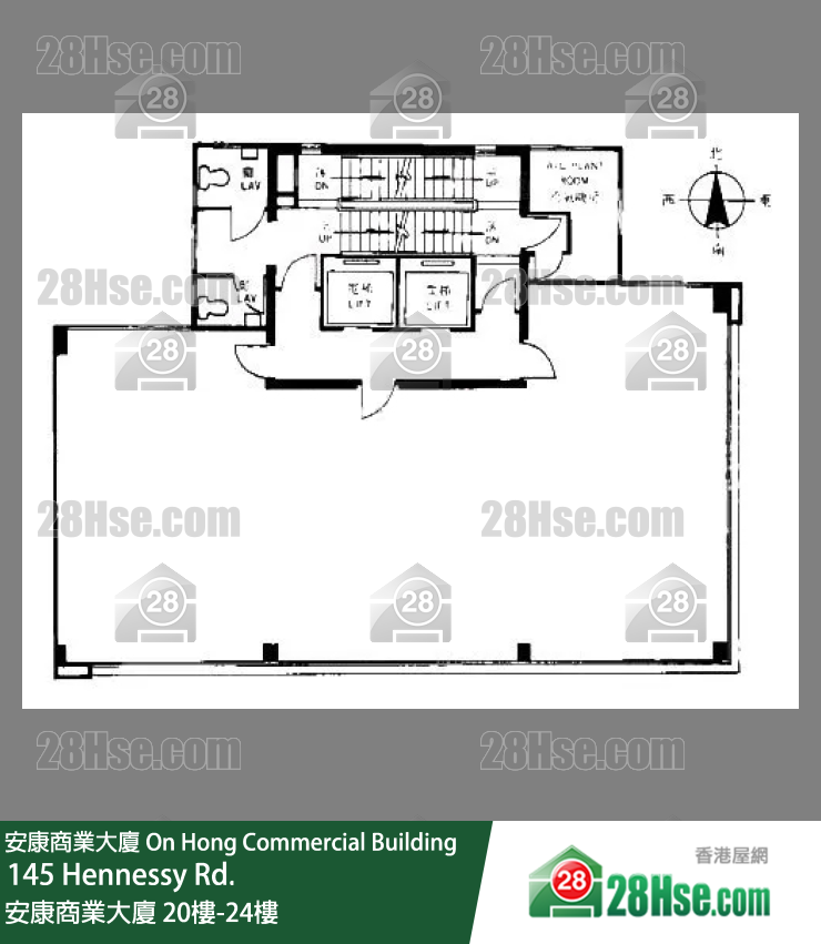On Hong Commercial Building 20/f-24/f FloorPlan
