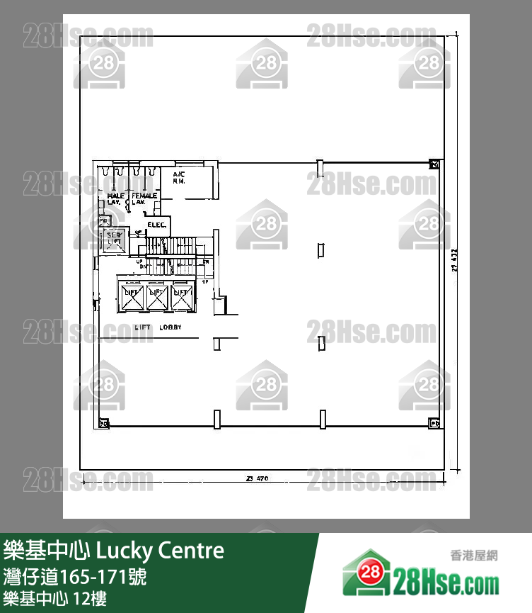 Lucky Centre 12/f FloorPlan