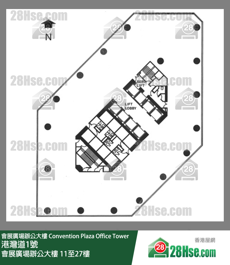 Convention Plaza Office Tower 11-27/f FloorPlan