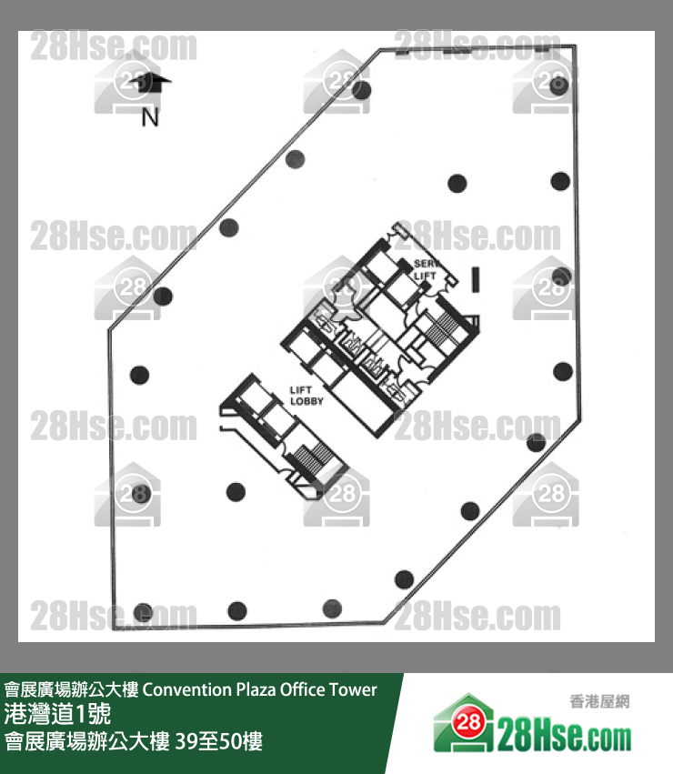 Convention Plaza Office Tower 39-50/f FloorPlan
