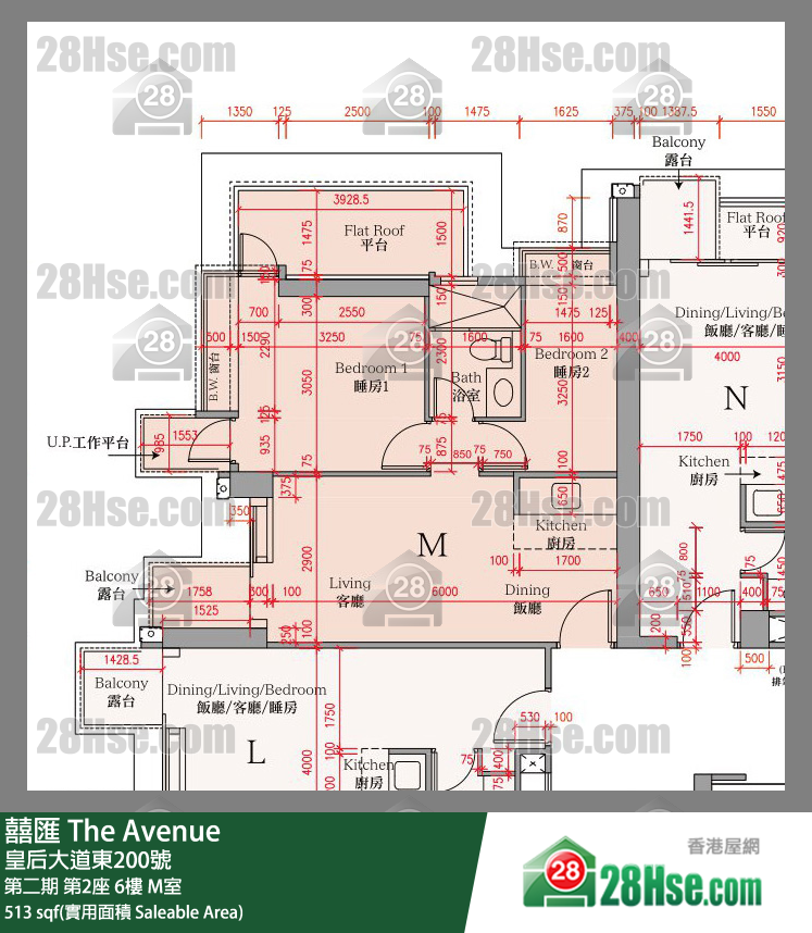 The Avenue Unit FloorPlan (Provided by Squarefoot) The Avenue Unit FloorPlan (Provided by Squarefoot)