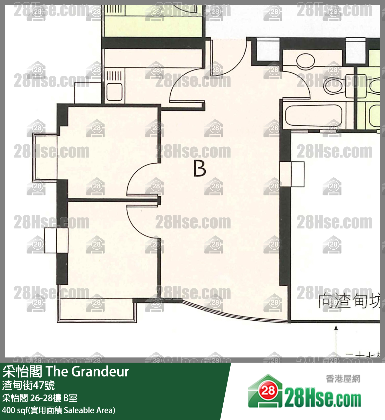 采怡阁 采怡阁27楼 B室 平面图