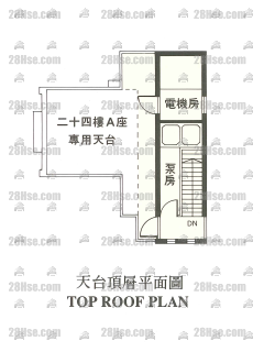 海怡閣 24樓 平面圖