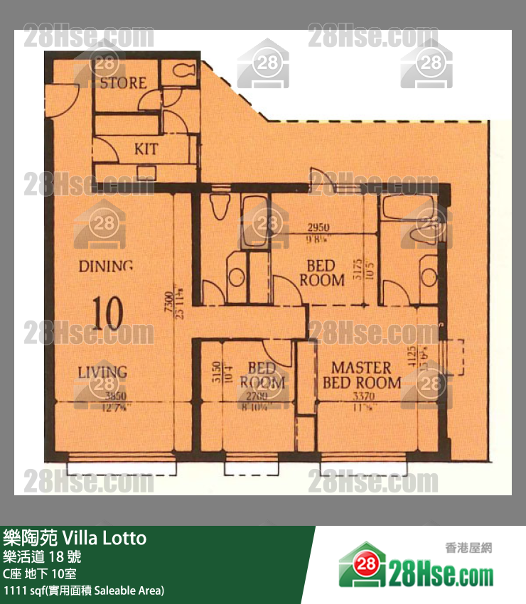 Villa Lotto,  Flat 10, G/f, Block C FloorPlan