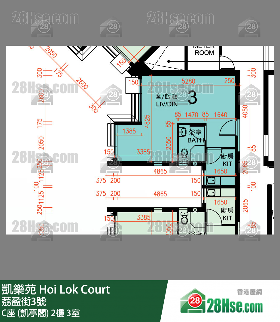 Hoi Lok Court, Flat 3, 2/F, Block C FloorPlan