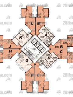 Block 1 1/f To 31/f FloorPlan