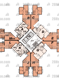 Block 2 1/f To 31/f FloorPlan