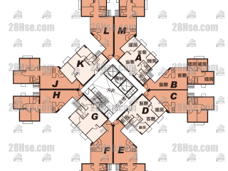 Block 3 1/f To 31/f FloorPlan