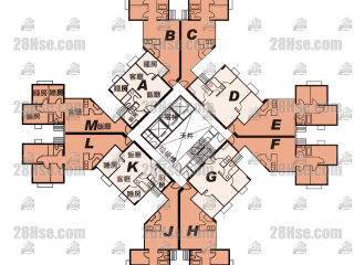 Block 4 1/f To 31/f FloorPlan