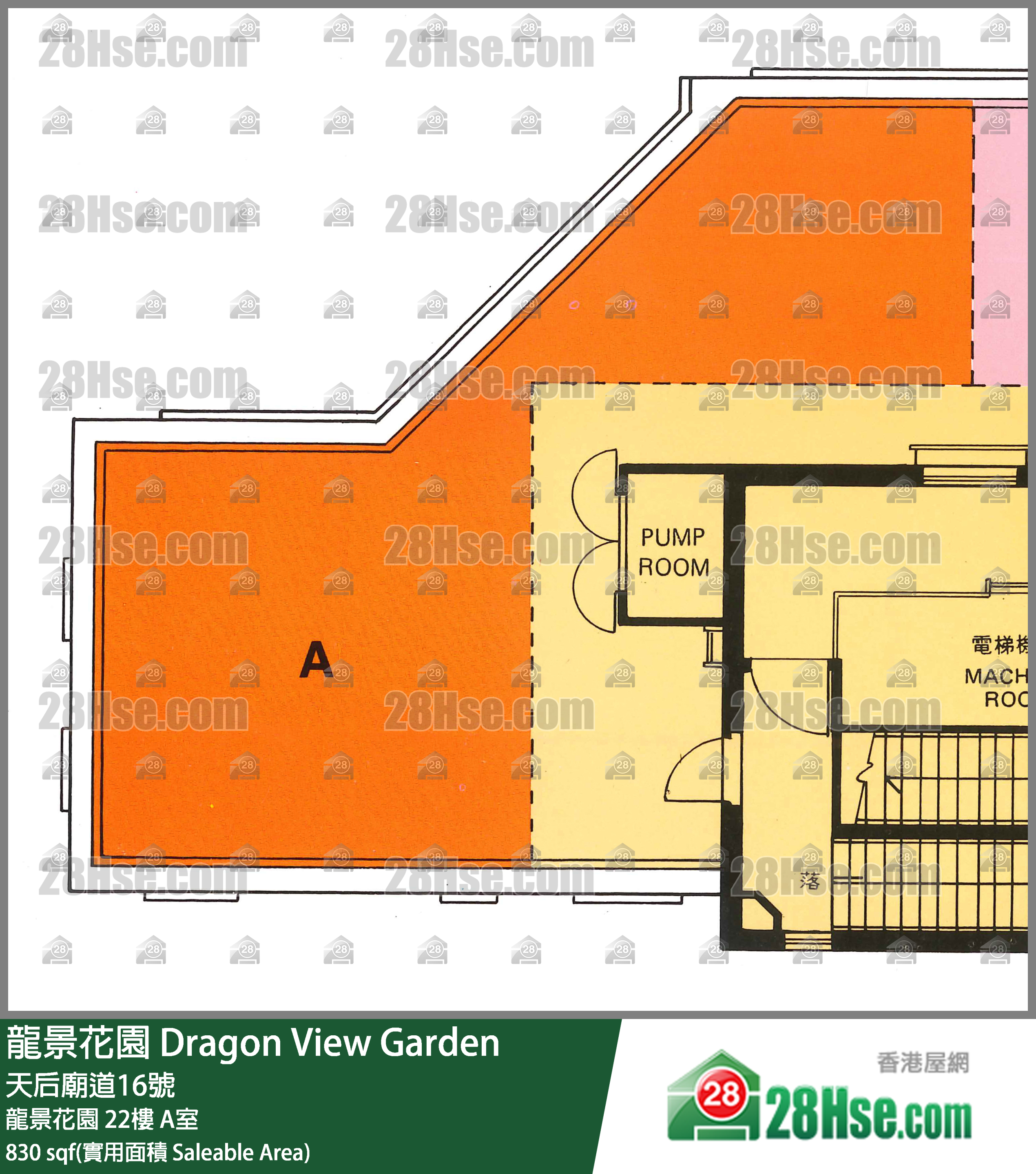 龙景花园 龙景花园22楼 A室 平面图