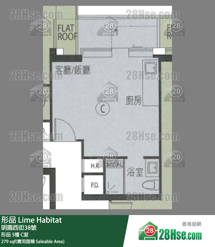 形品 形品5楼 C室 平面图