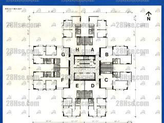 金殿台 金殿台 漢宮閣 4-28樓 平面圖