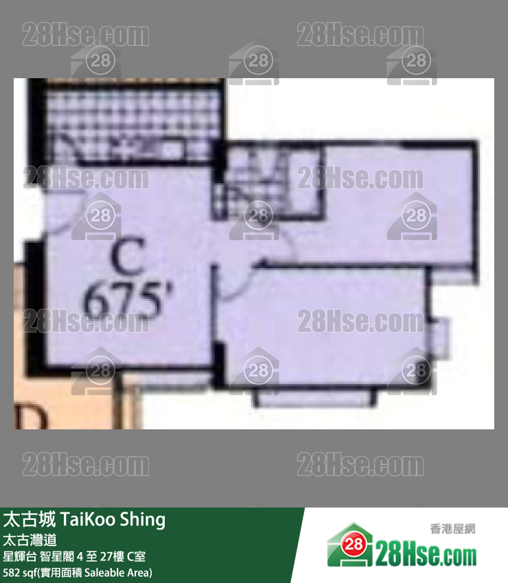 TaiKoo Shing,  Flat C, 18/f, Chi Sing, Sing Fai Terrace FloorPlan
