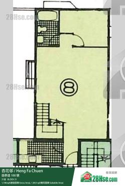 杏花邨 31座19樓 8室 平面圖 杏花邨 31座19樓 8室 平面圖