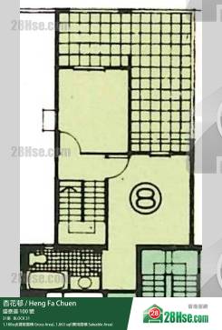 杏花邨 31座19樓 8室 平面圖 杏花邨 31座19樓 8室 平面圖