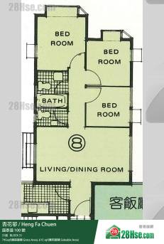 杏花邨 31座2樓 8室 平面圖 杏花邨 31座2樓 8室 平面圖