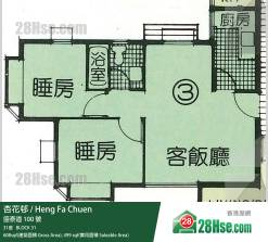 杏花邨 31座1樓 3室 平面圖 杏花邨 31座1樓 3室 平面圖