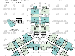 Tsui Hong House 3/f To 31/f FloorPlan
