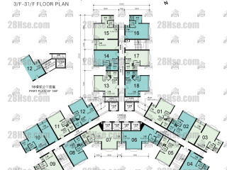 Tsui Fuk House 3/f To 31/f FloorPlan