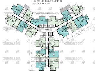 Hiu Fung House 2/f FloorPlan