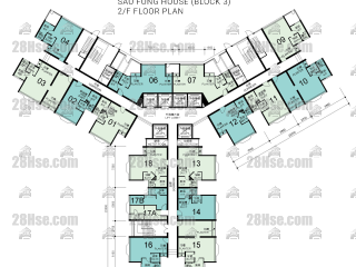 Sau Fung House 2/f FloorPlan