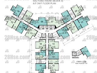 Sau Fung House 4/f To 34/f FloorPlan