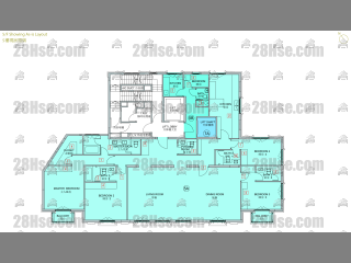 1 South Bay Close 5樓 平面圖