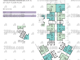 Tung Cheong House 3/f To 35/f FloorPlan
