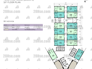 Tung Hing House 3/f FloorPlan
